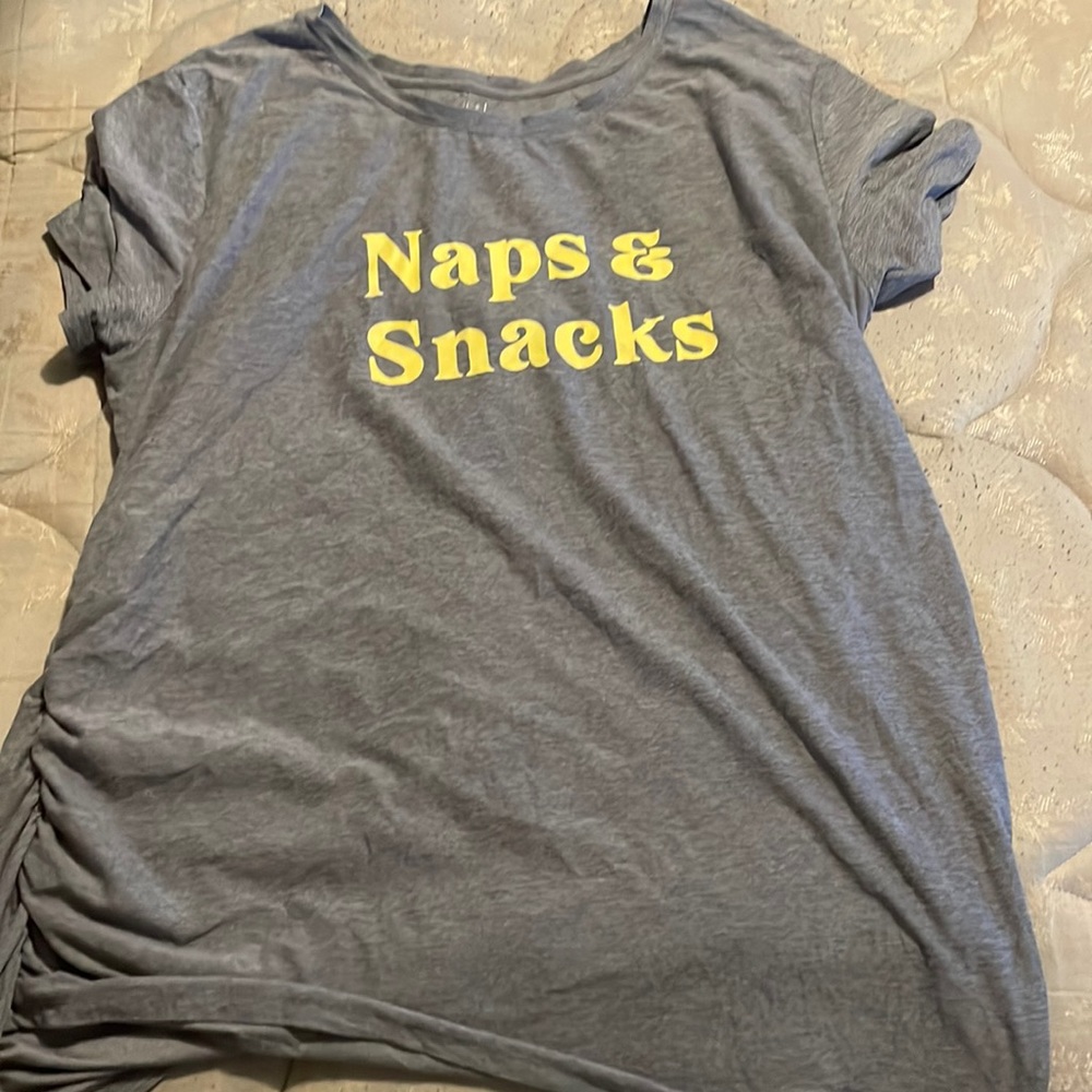 Maternity Naps and snacks shirt